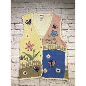 Koret Francisca Womens Size Medium Vintage Sewater Vest